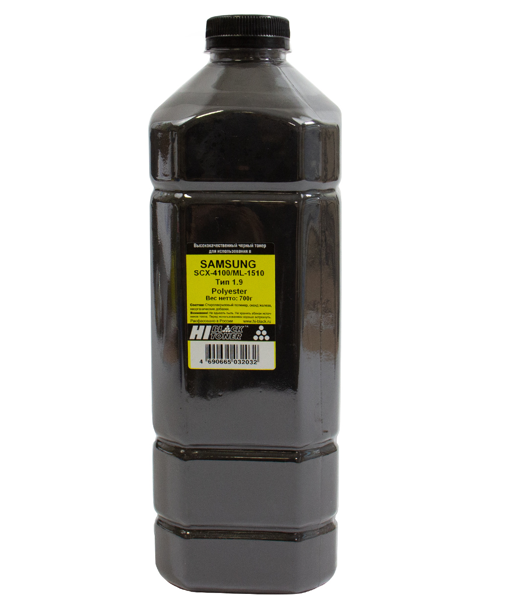Тонер Hi-Black для Samsung SCX-4100/ ML-1510, Polyester, Тип 1.9, черный, 700 г.