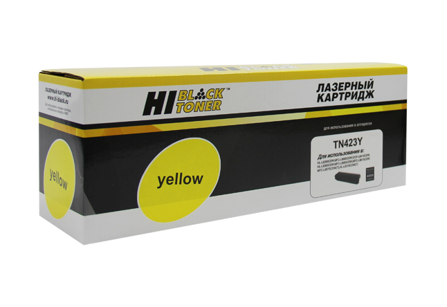 Тонер-картридж Hi-Black (HB-TN-423Y) для Brother HL-L8260CDW/ MFC-L8690CDW, жёлтый (4000 стр.)