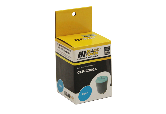 Тонер-картридж Hi-Black (HB-CLP-C300A) для Samsung CLP-300/ 300N/ CLX-2160N/ 3160N, голубой (1000 стр.)