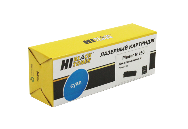 Тонер-картридж Hi-Black (HB-106R01335/ 106R01331) для Xerox Phaser 6125, голубой (1000 стр.)