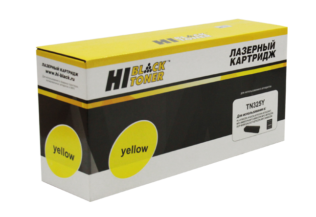 Тонер-картридж Hi-Black (HB-TN-325Y) для Brother HL-4150CDN/ 4140CN/ 4570CDW/ DCP-9270CDN, жёлтый (3500 стр.)