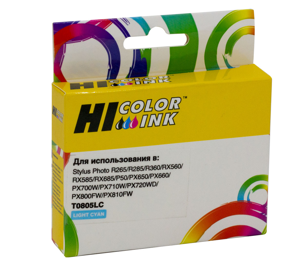Картридж Hi-Black (HB-T0805) для Epson Stylus Photo P50/ PX660/ 700W/ 800FW/ R265, светло-синий