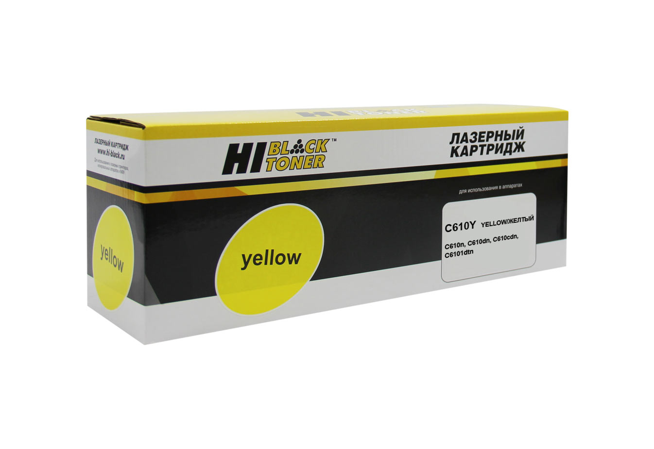 Тонер-картридж Hi-Black (HB-44315321/ 44315305) для OKI C610, жёлтый (6000 стр.)