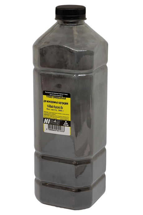 Тонер универсальный для заправки монохромных картриджей Hi-Black Kyocera, чёрный (900 гр.)
