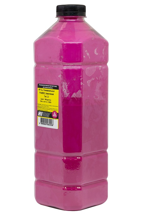 Тонер универсальный Hi-Black (W2213A) для HP CLJ Pro M282, Тип 2.5, химический, пурпурный (500 гр.)